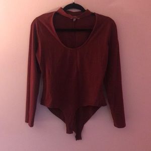 Maroon Bodysuit
